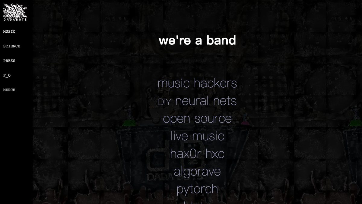DADABOTS screenshot