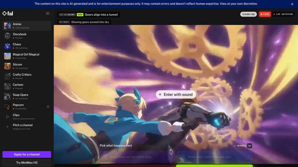 fal.live screenshot